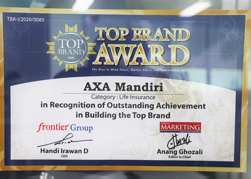 Top Brand Award - Kategori Life Insurance - Majalah Marketing