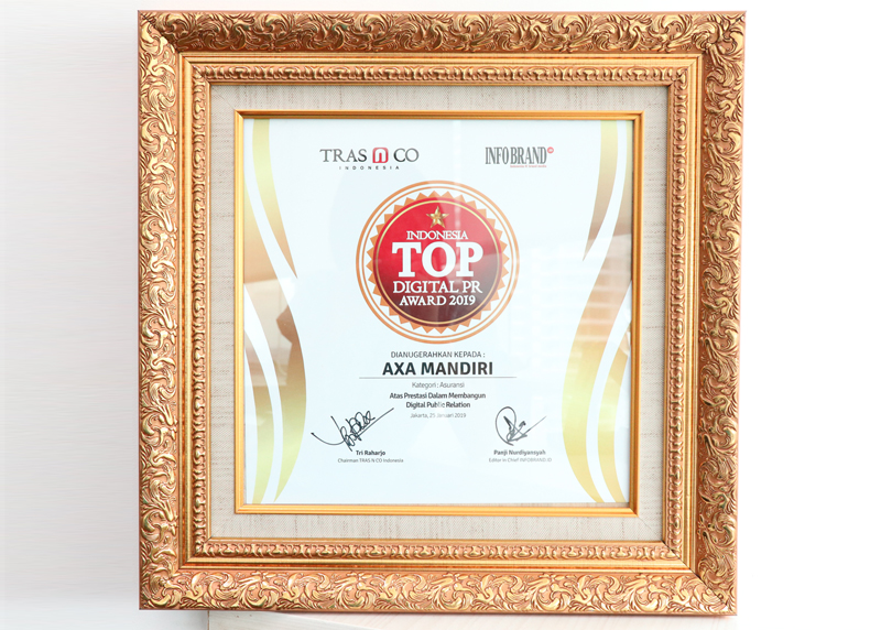 Top Digital PR Award - Kategori Asuransi - Majalah Infobrand