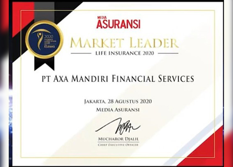 Market Leader Life Insurance 2020 Award - Media Asuransi