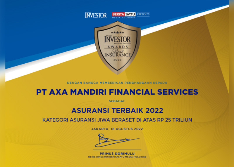 Investor Award 2022 - Best Insurance Awards 2022 - Majalah Investor