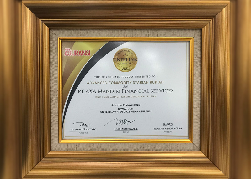 Unitlink Awards 2022 - Advaced Commodity Syariah Rupiah - Media Asuransi