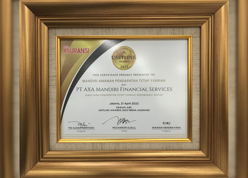 Unitlink Awards 2022 - Mandiri Amanah Pendapatan Tetap Syariah - Media Asuransi
