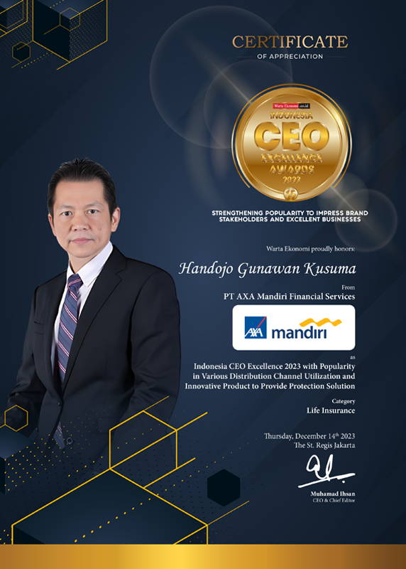 Indonesia CEO Excellence Awards 2023 - Handojo G. Kusuma