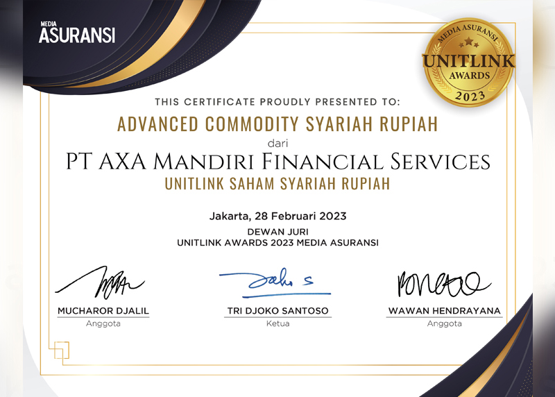 Unit Link Award 2023 - Unitlink Saham Syariah Rupiah - Media Asuransi