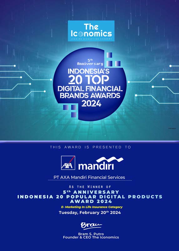 Indonesia Top Digital Financial Brands Awards - Life Insurance - The Iconomic